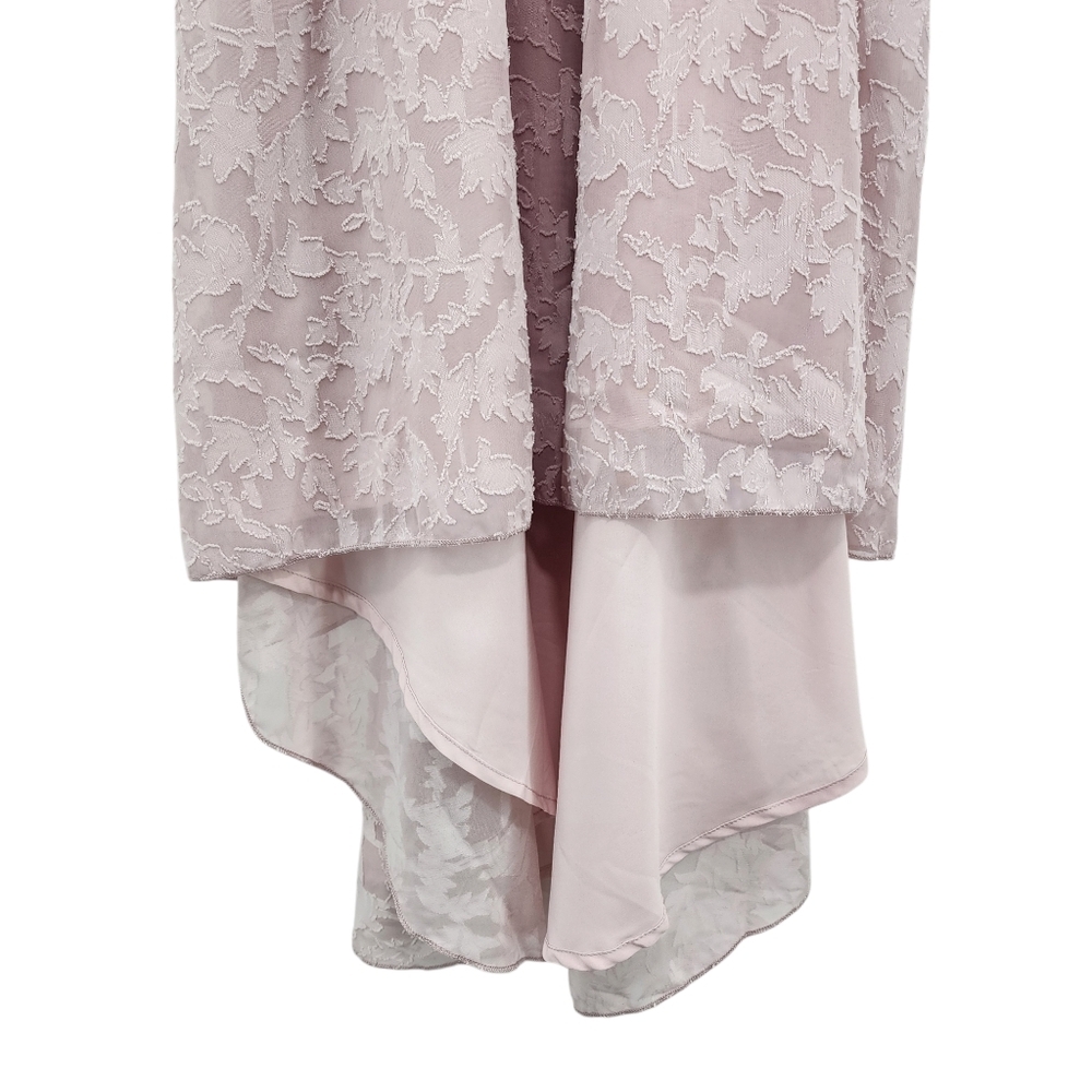 Mia Joy Joyfolie Girls Lilya Square Neck Puff Sleeve Hi-Low Flower Girl Dress - Picture 6 of 10